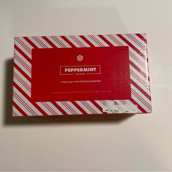 Large Christmas Hot Coco Peppermint Cute Salt/ Pepper Shakers Collectibles New - Picture 5 of 5